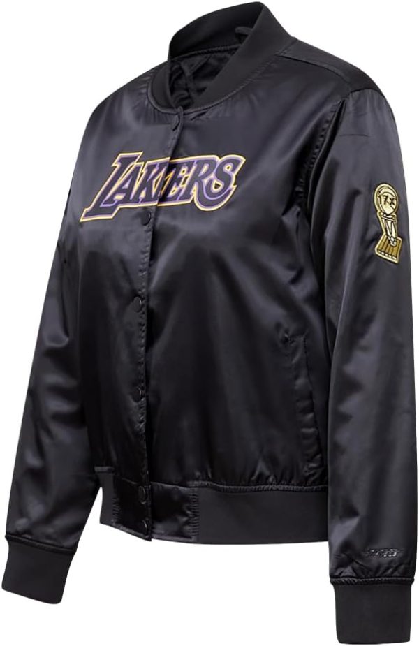 Womens NBA Classic Chenille Satin Jacket - Image 28