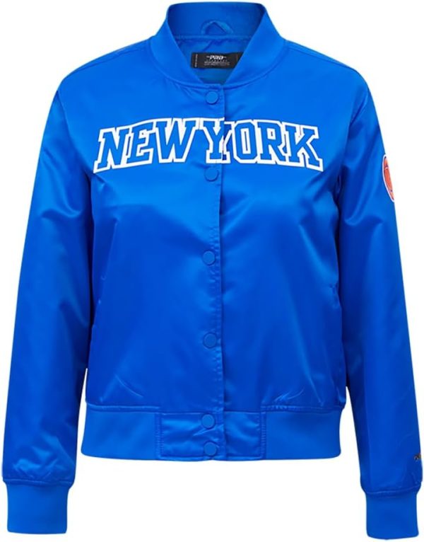 Womens NBA Classic Chenille Satin Jacket - Image 33