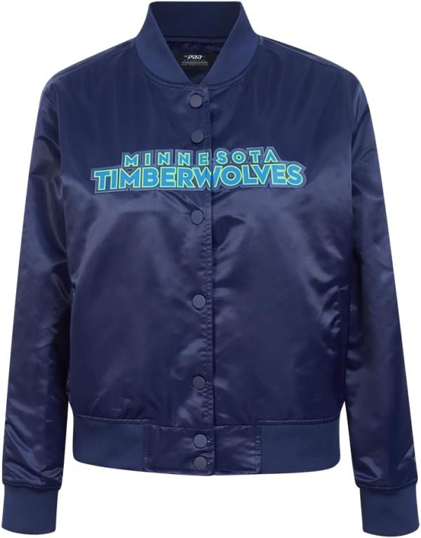 Womens NBA Classic Chenille Satin Jacket - Image 40