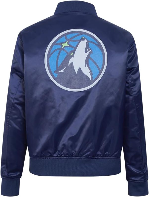 Womens NBA Classic Chenille Satin Jacket - Image 41