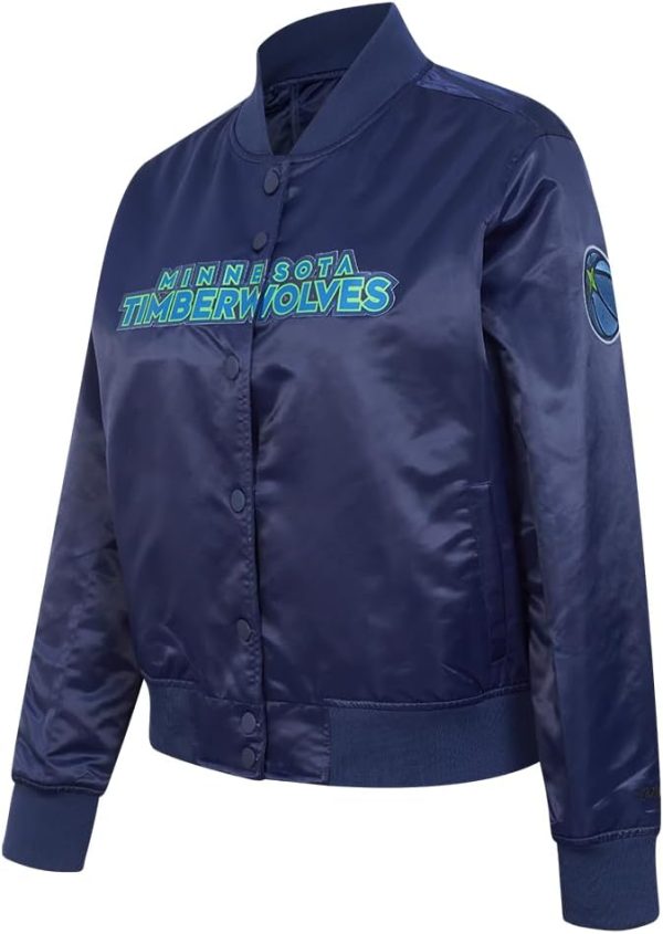 Womens NBA Classic Chenille Satin Jacket - Image 42