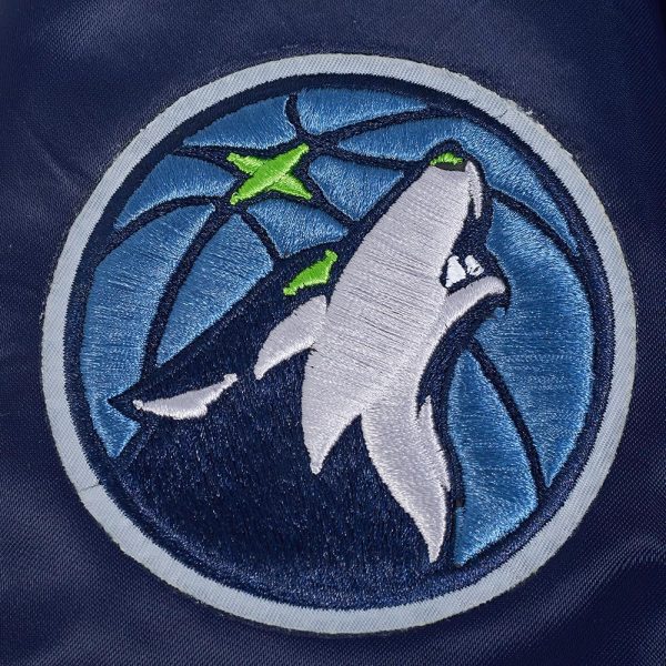 Womens NBA Classic Chenille Satin Jacket - Image 46
