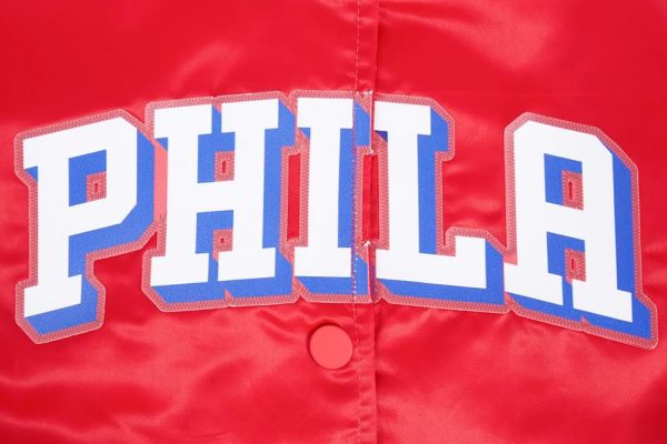 Womens NBA Classic Chenille Satin Jacket - Image 51