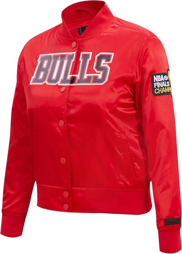 Womens NBA Classic Chenille Satin Jacket - Image 63