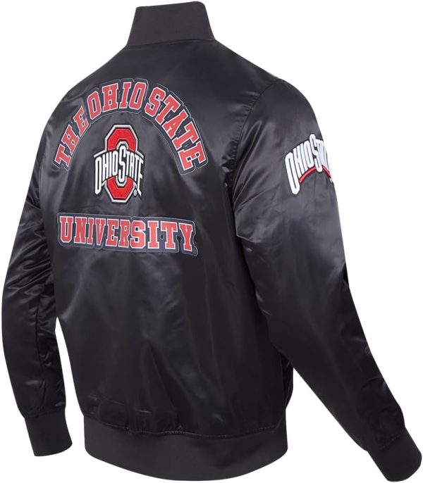 Men's College Classic Chenille Satin Jacket - Image 4