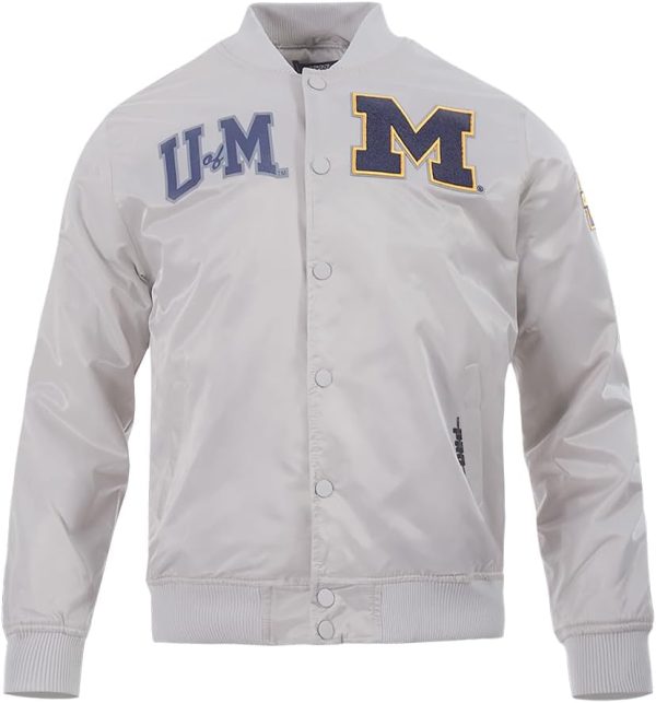 Men's College Classic Chenille Satin Jacket - Image 8