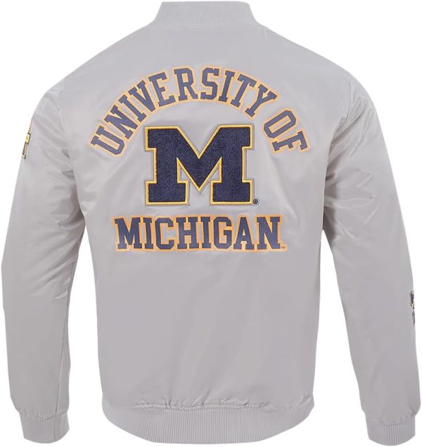 Men's College Classic Chenille Satin Jacket - Image 9
