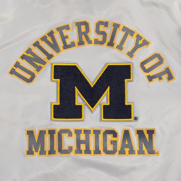 Men's College Classic Chenille Satin Jacket - Image 12